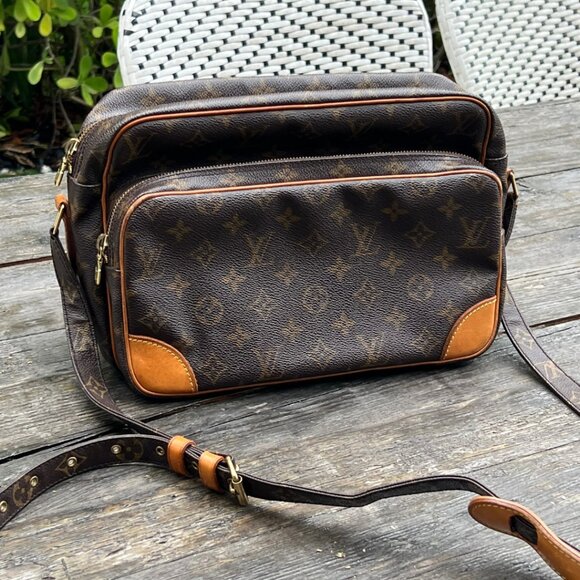 Vintage Louis Vuitton LV Monogram NILE Crossbody Messenger Bag Shoulder Purse - Picture 2 of 16